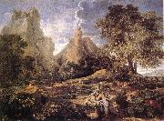 Landscape with Polyphemus af POUSSIN, Nicolas